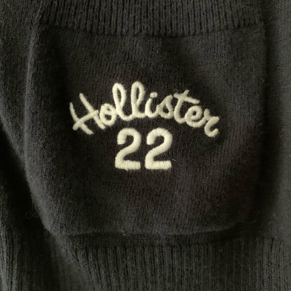 Hollister Navy Blue Button Up Cardigan - Picture 3 of 7